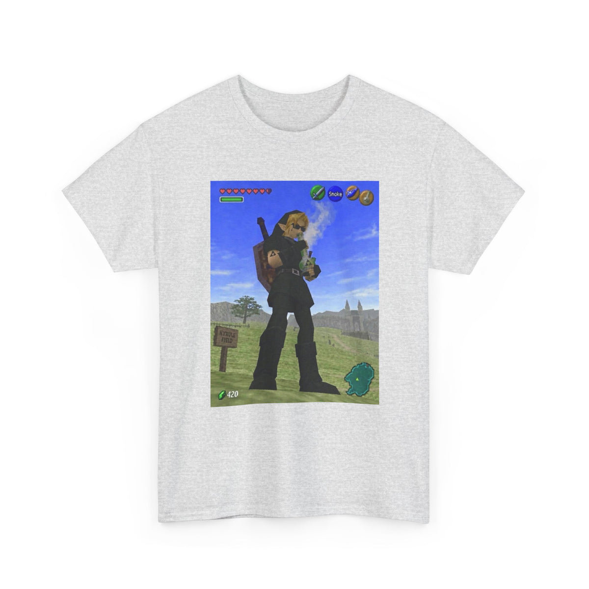 Dark Link Hitting The Bong Tee