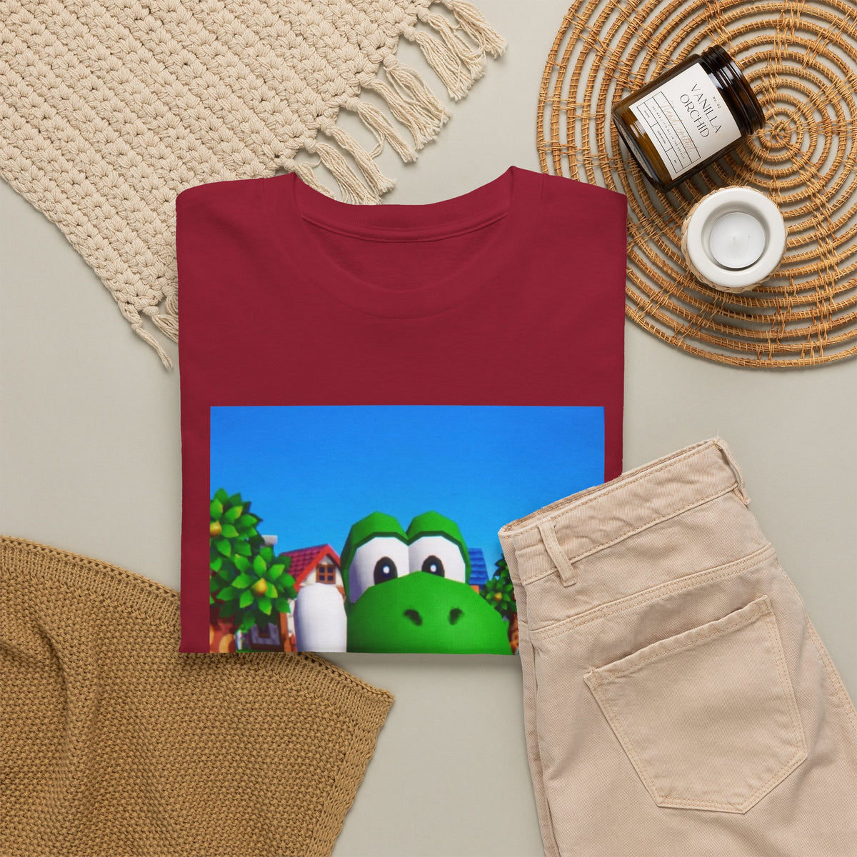 Yoshi Giving The Finger Tee (Design 6)