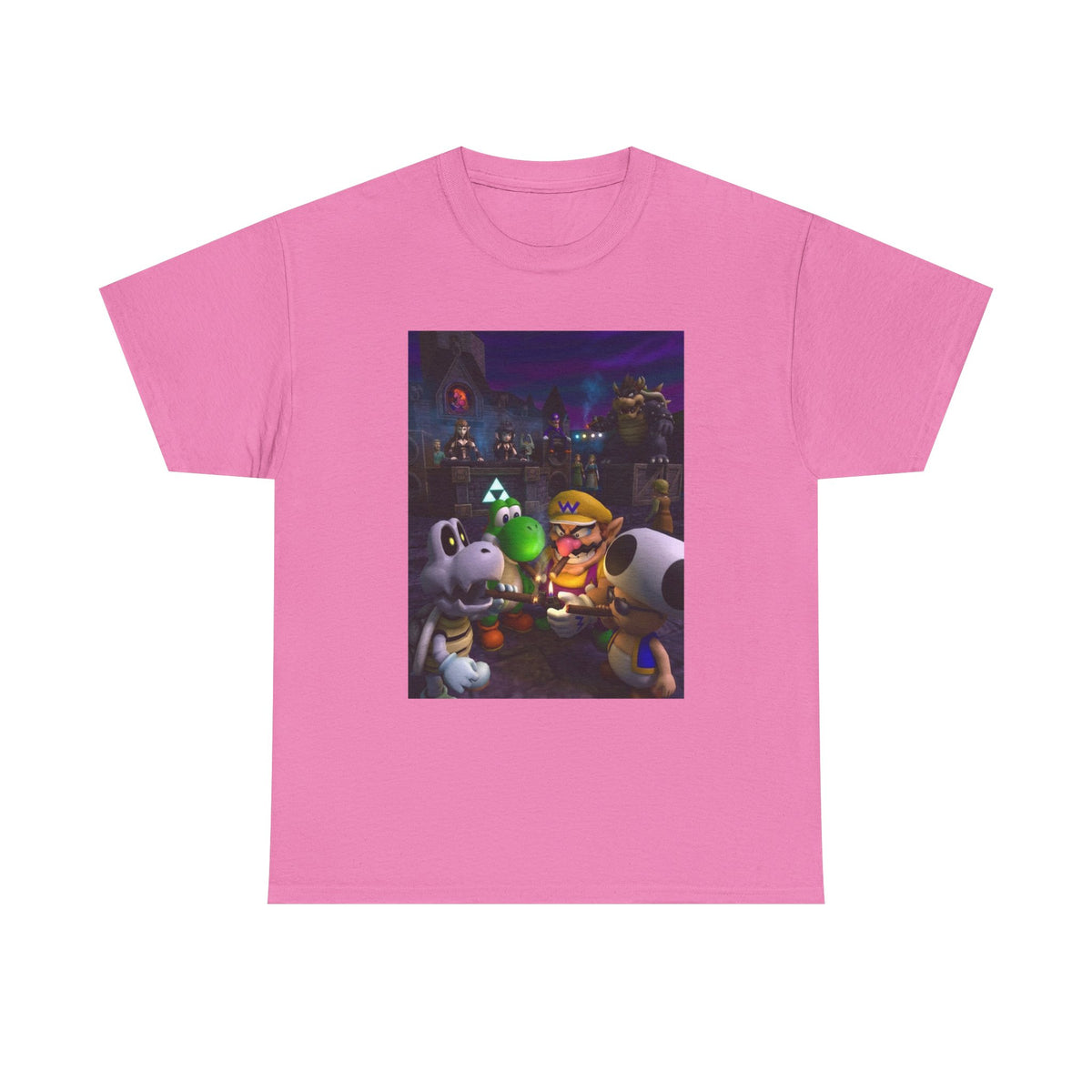 Wario, Yoshi, Toad, Dry Bones Lit Up Tee