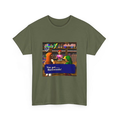 Link Buying Backwoods In Hyrule Shop Tee