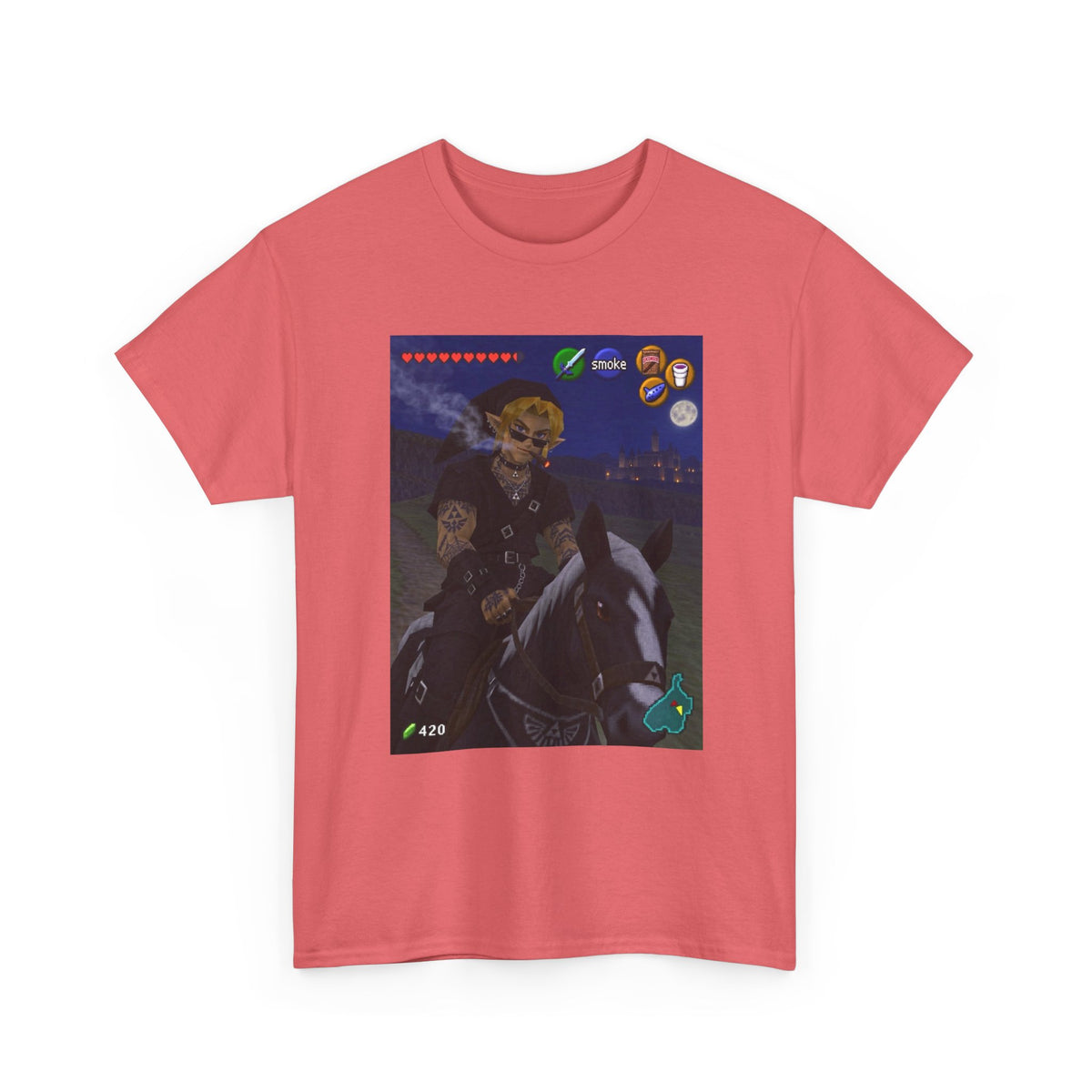 Goth Link Smoking On Epona
