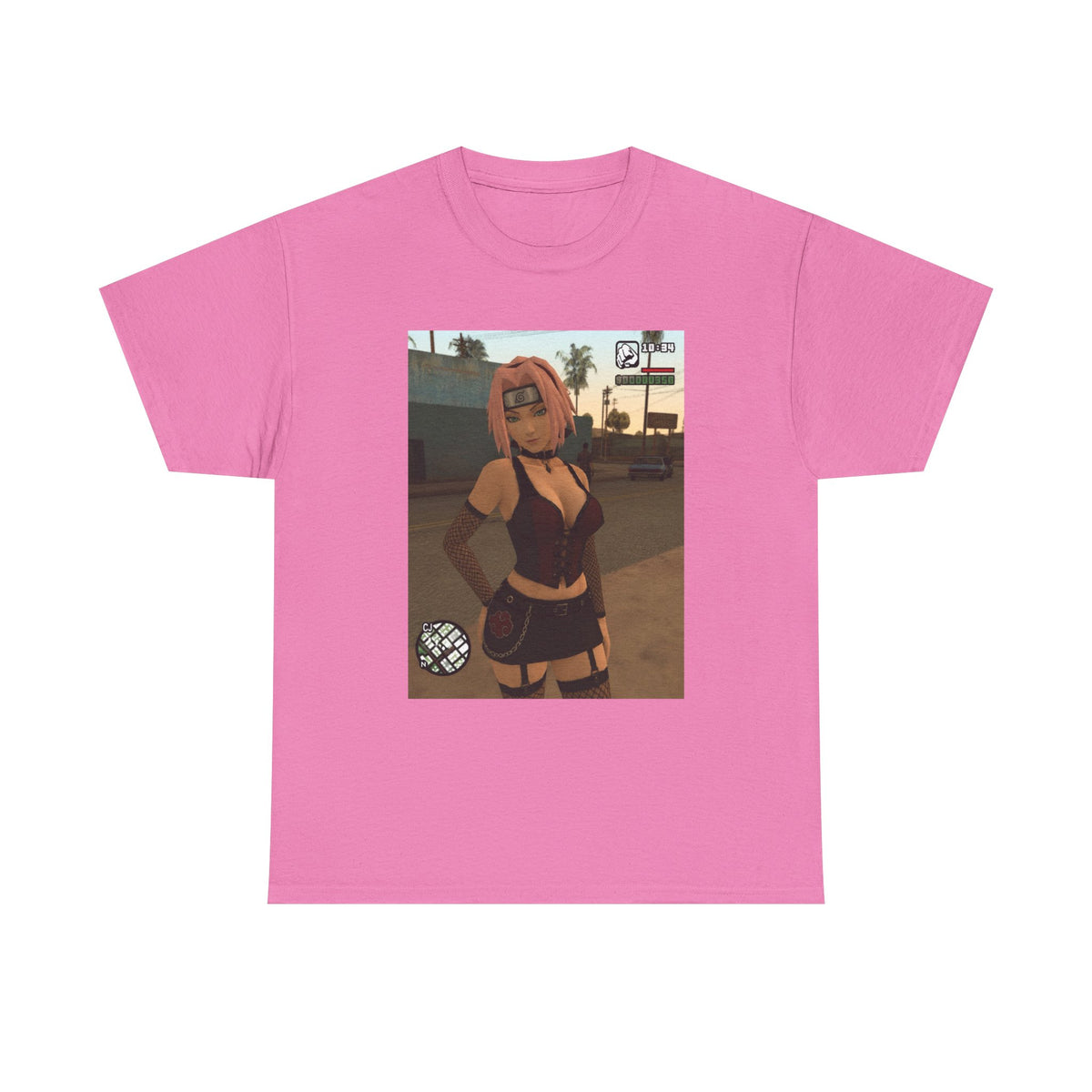 Sakura Haruno In GTA Style Tee