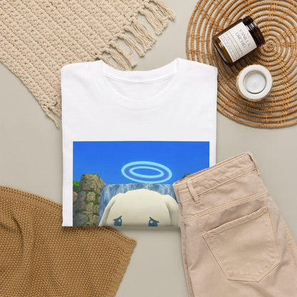 Angel Cinnamoroll Floating By Waterfall Tee