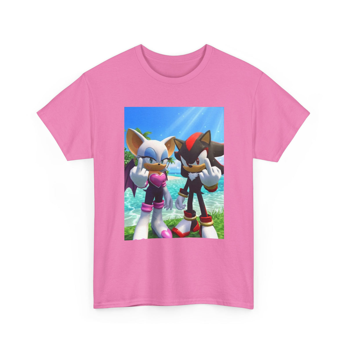 Rouge And Shadow Flipping The Bird Tee (Design 3)