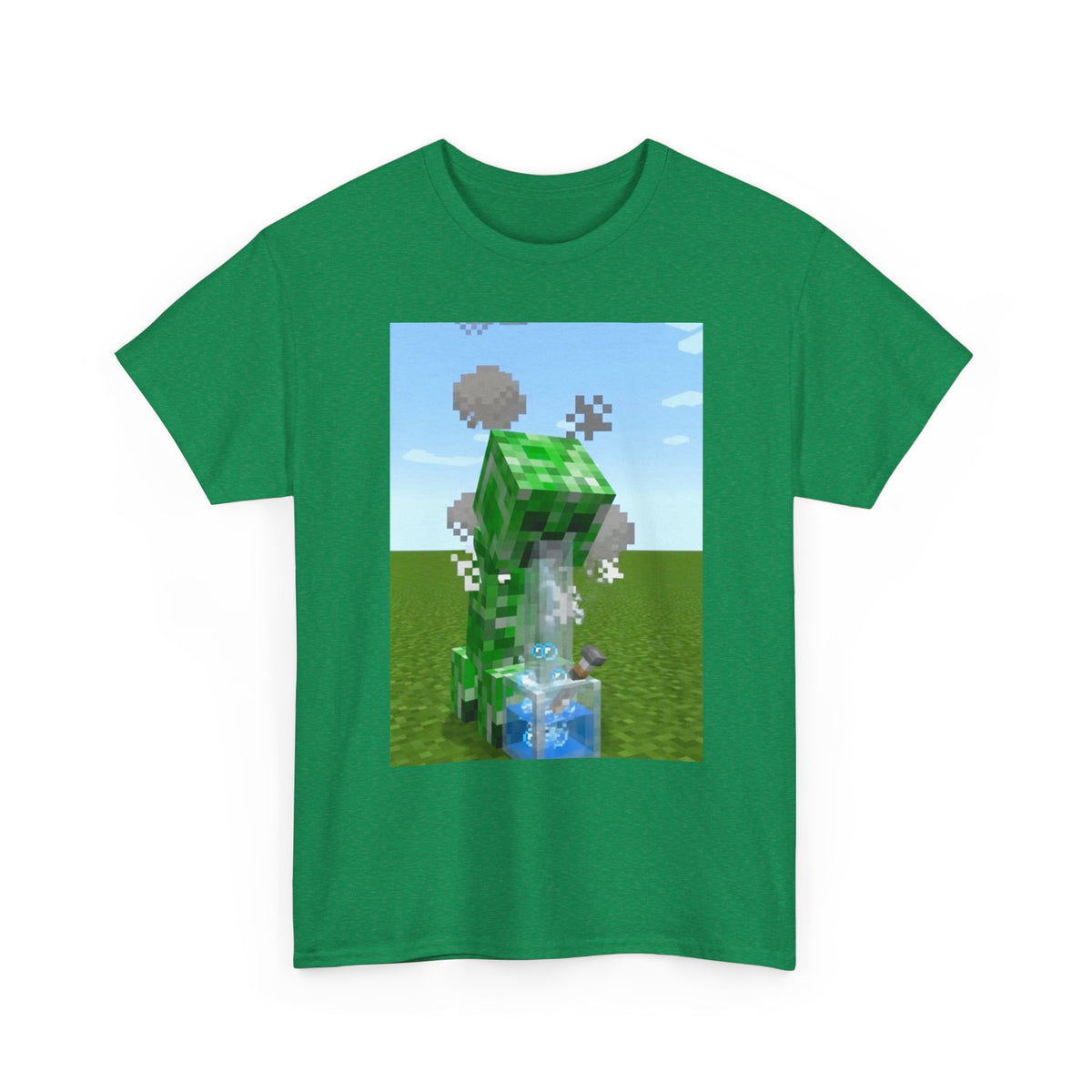 Creeper Hitting The Bong On Green Field