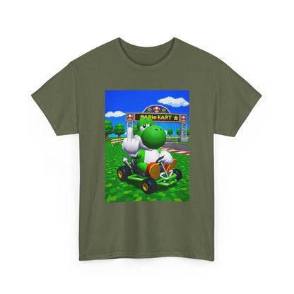 Yoshi Flipping Off In Mario Kart