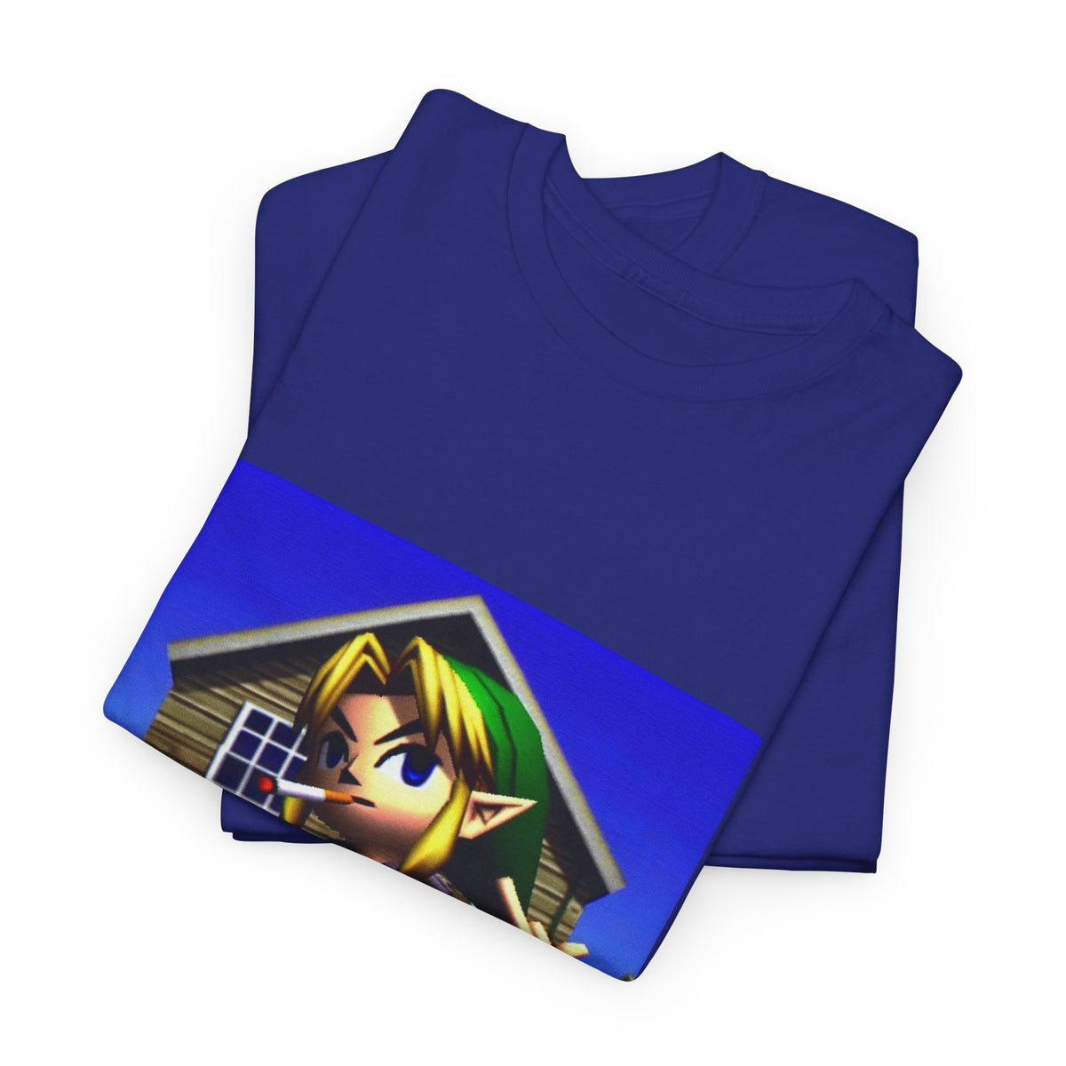 Edgy Hero Smoking And Flipping The Bird Tee