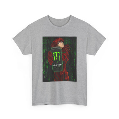 Asuka Wireframe Holding Monster Can