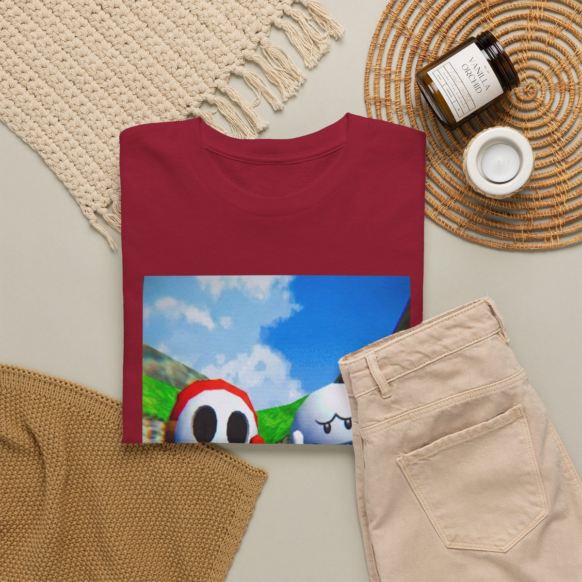 Shy Guy And Boo Flipping Off Tee