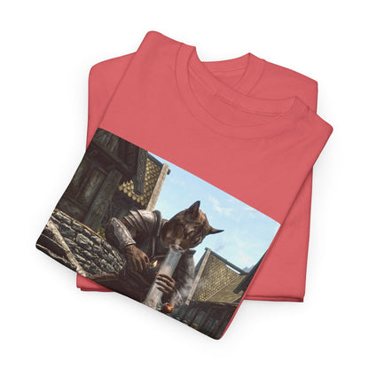 Neon Haze Horizon Graphic Tee