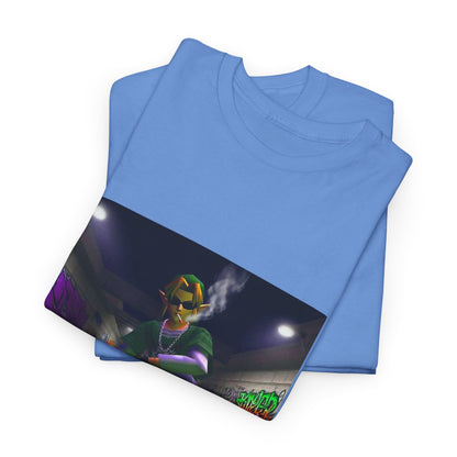 Stoner Link Skateboarding In Graffiti Alley Tee
