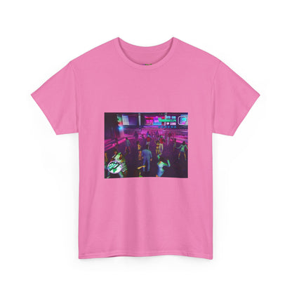 Neon Ember Flow Graphic Tee