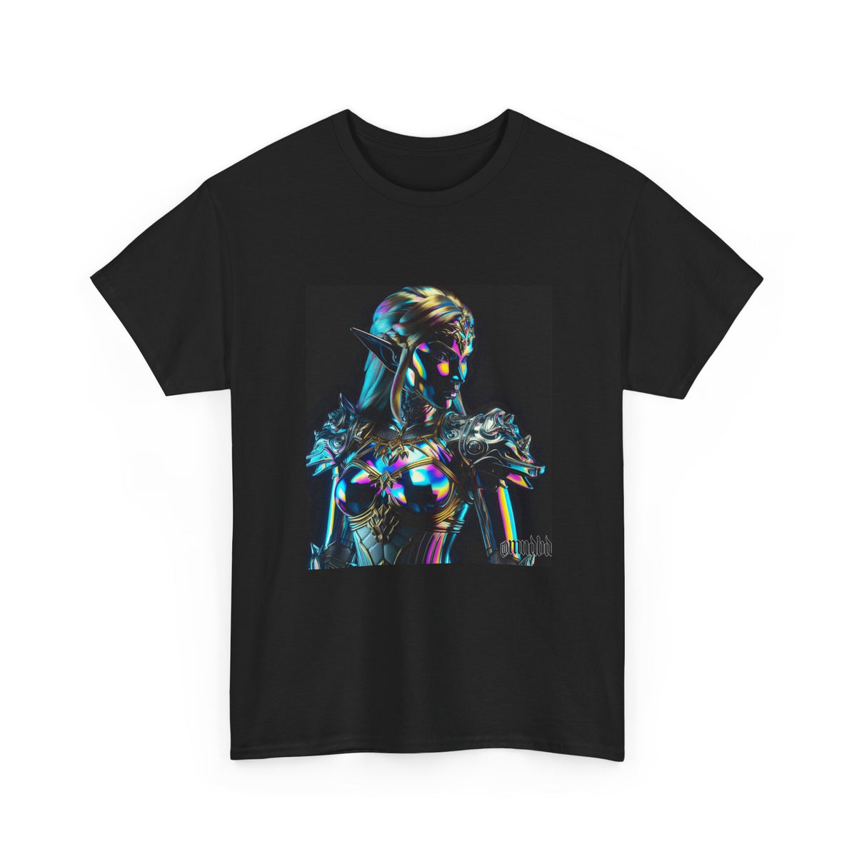 Holographic Elf Princess Chrome Armor Tee