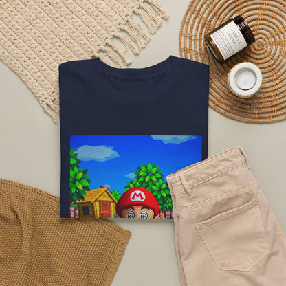 Mushroom-Tripping Mario Flips The Bird Tee