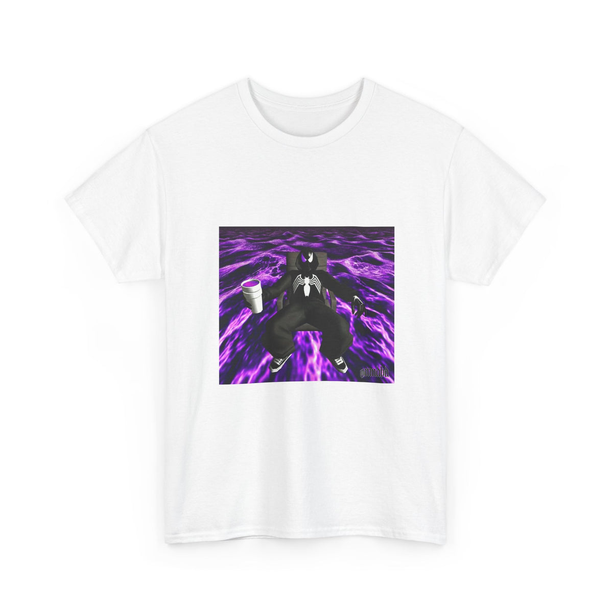 Black Spider-Man Chillin' With Lean Cup Tee