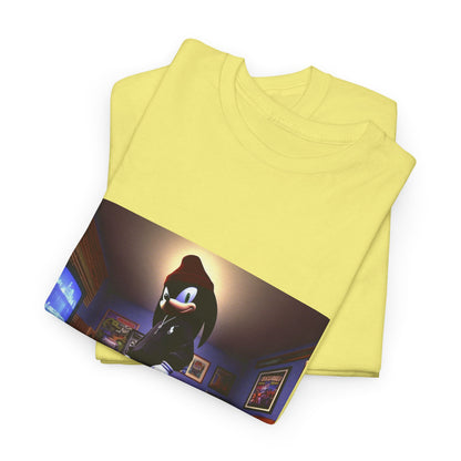 Edgy Hedgehog In Streetwear Drip Tee