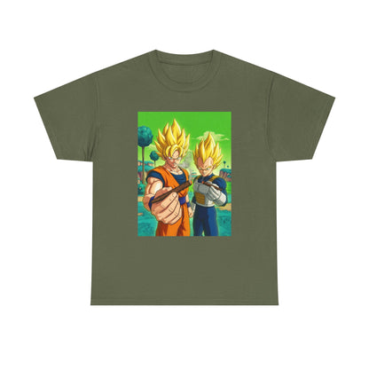 Goku And Vegeta Sharing A Smoke