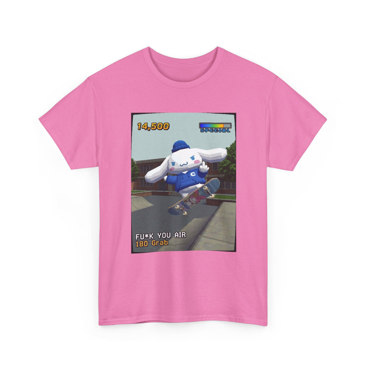 Cinnamoroll Skater Flipping The Bird Tee