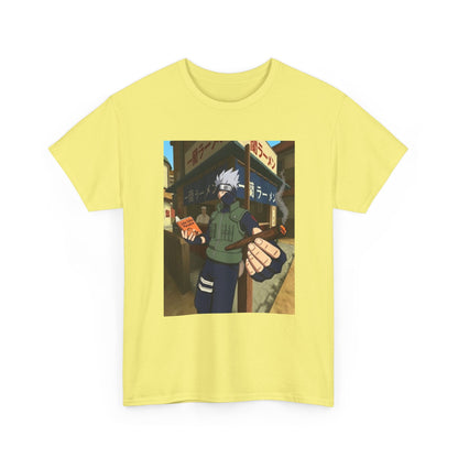 Kakashi Relaxing With Blunt And Book Tee