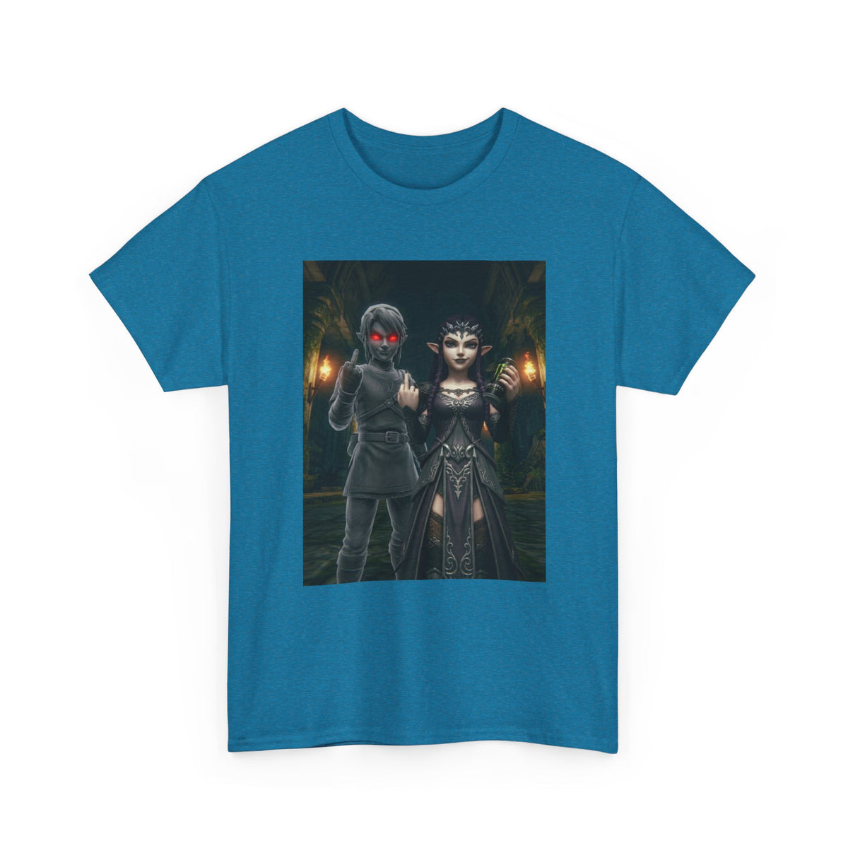 Dark Link And Elf Queen Flipping The Bird