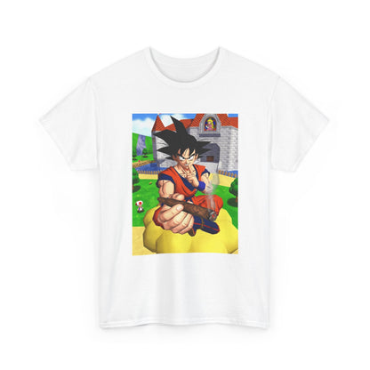 Goku Blazing On Nimbus At Mushroom Kingdom