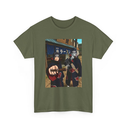 Itachi And Kisame Smoking Akatsuki Tee