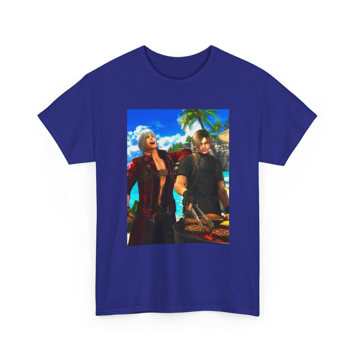 Dante and Leon Grilling on the Beach Tee