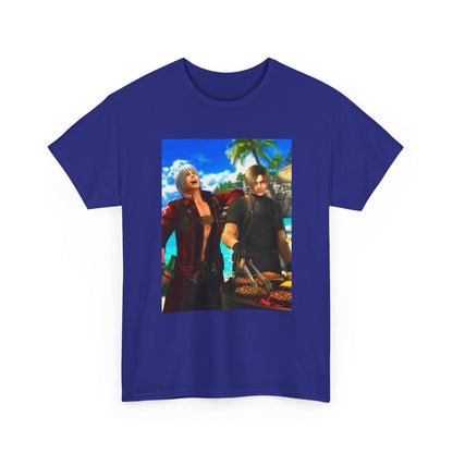 Dante and Leon Grilling on the Beach Tee