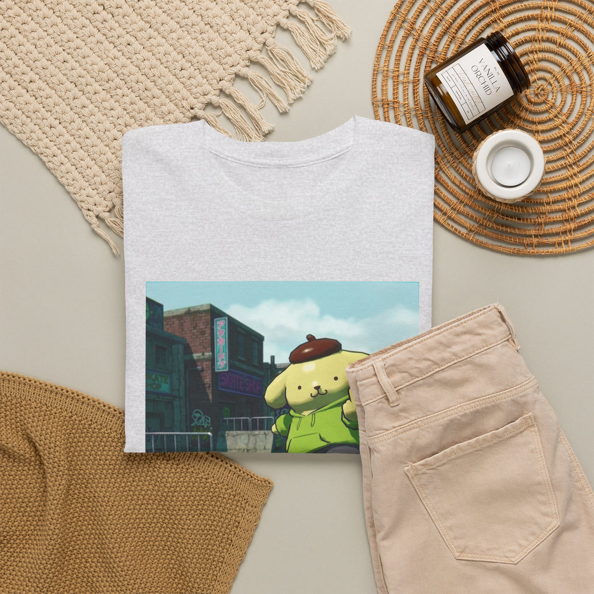 Pompompurin Skating And Flipping The Bird