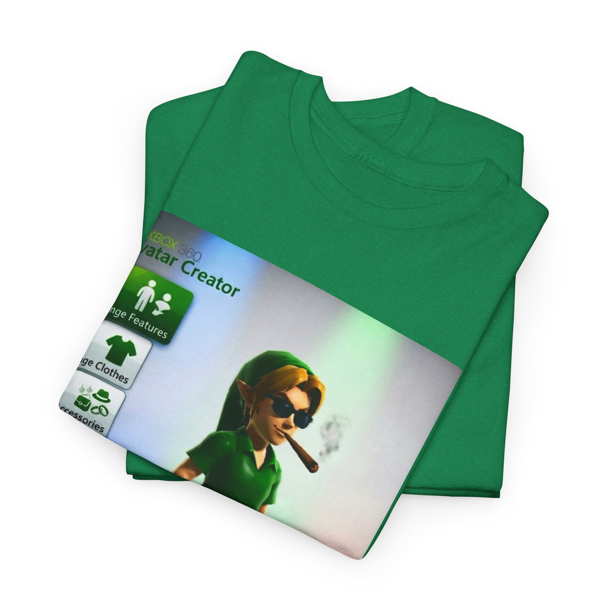 Xbox Avatar Link Smoking Blunt Tee