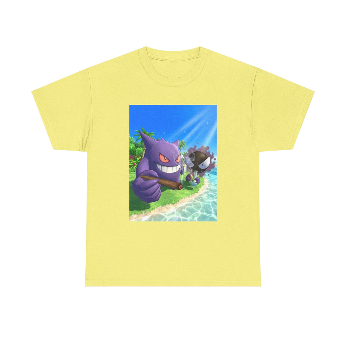 Gengar and Gastly Chillin' By The Beach