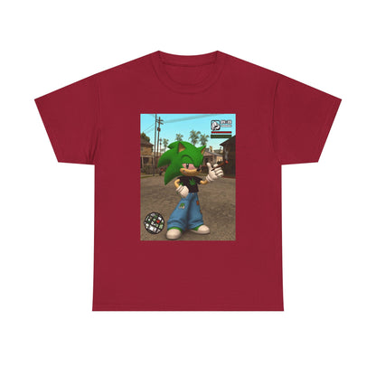 Stoned Green Hedgehog Blazing In Grove Street