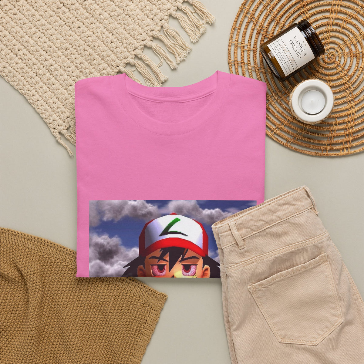 Mystic Figure Holding Gas Pack Tee