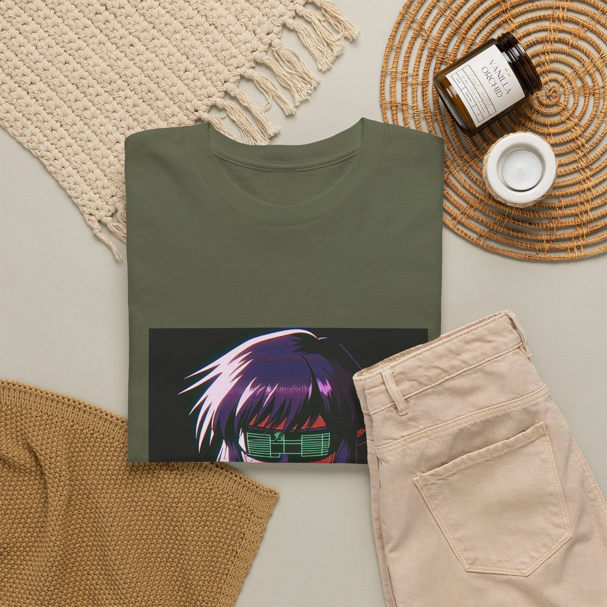 Major Kusanagi In Retro Cyberpunk Visor