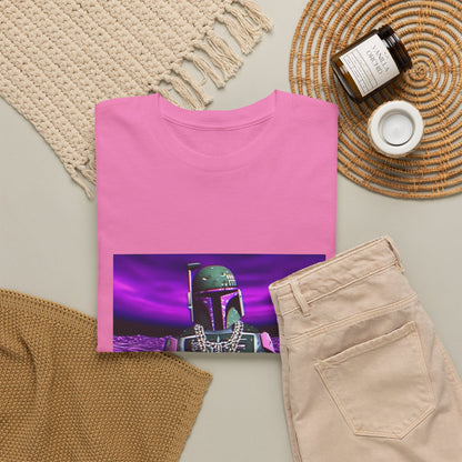 Boba Fett Sipping Purple In A Hypnotic Realm
