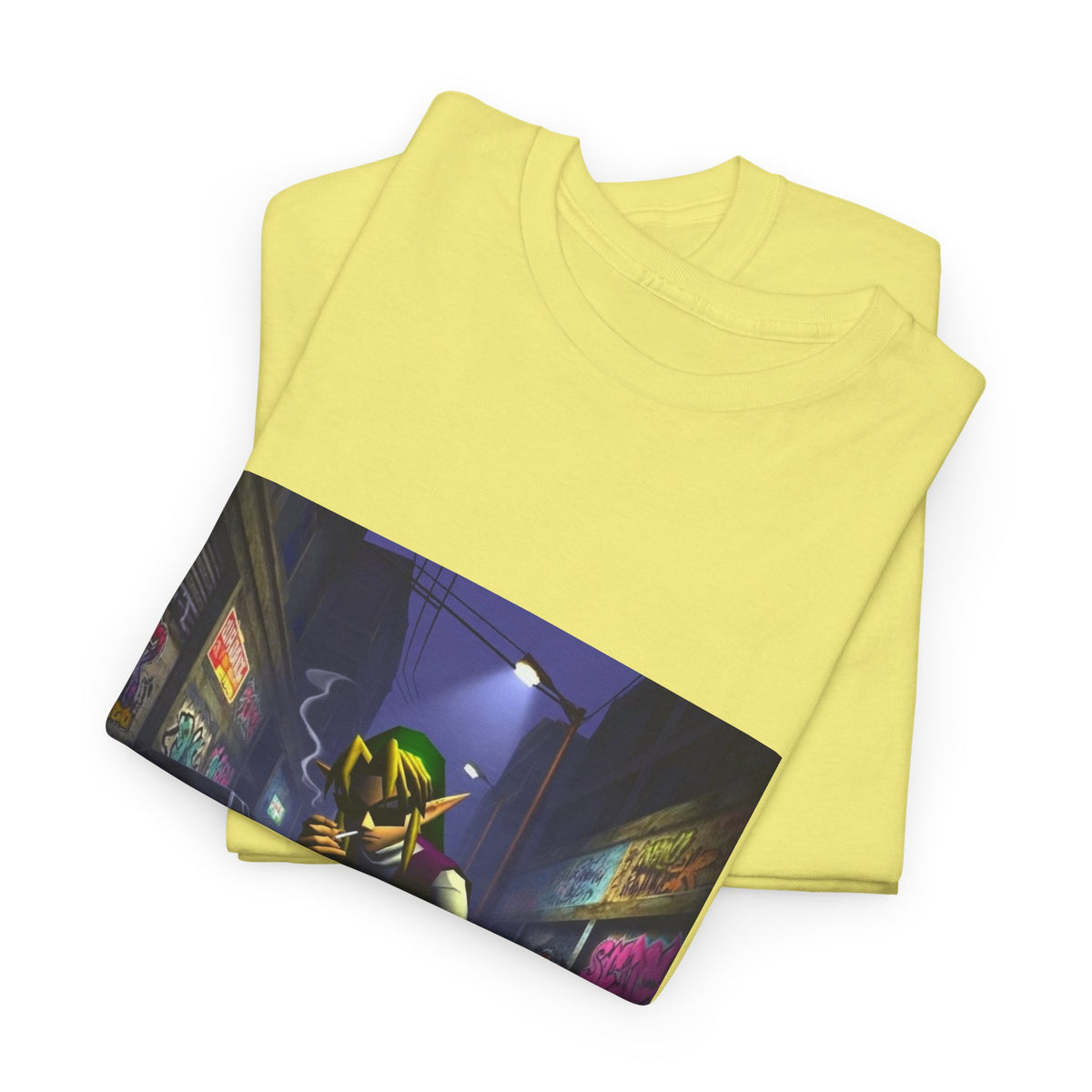 Streetwise Elf Smoking In Alley Tee