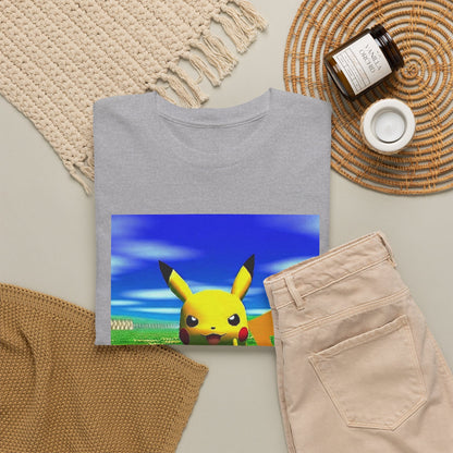 Pikachu Giving The Finger On A Bench