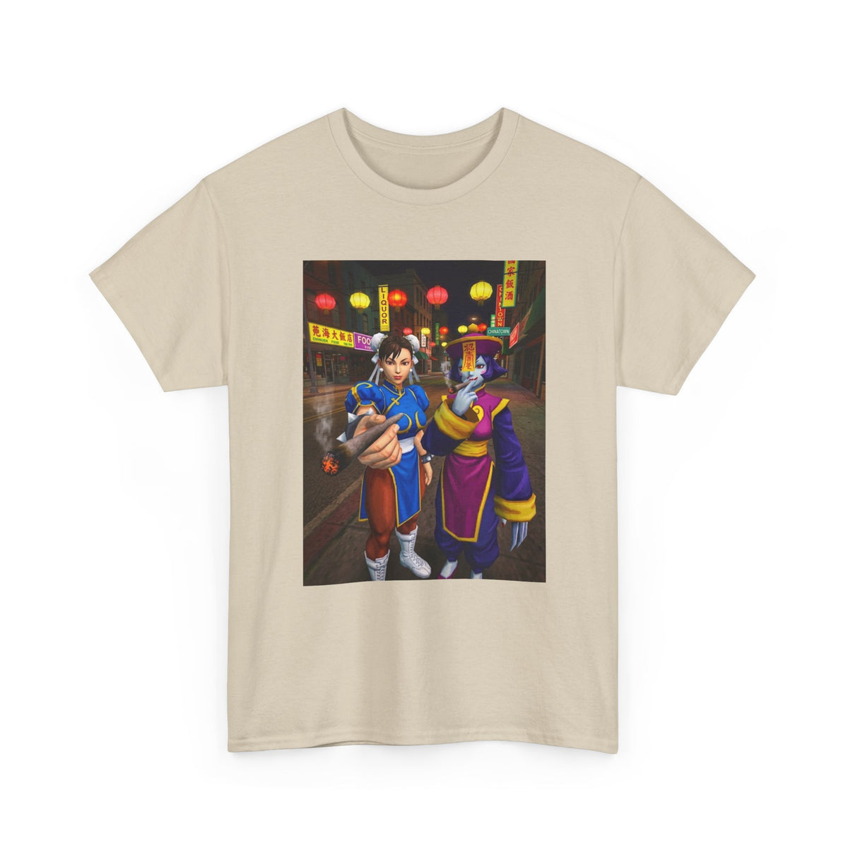 Chun-Li And Hsien-Ko Smoking Up Chinatown