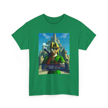 Link Smoking Deku Stick In Hyrule