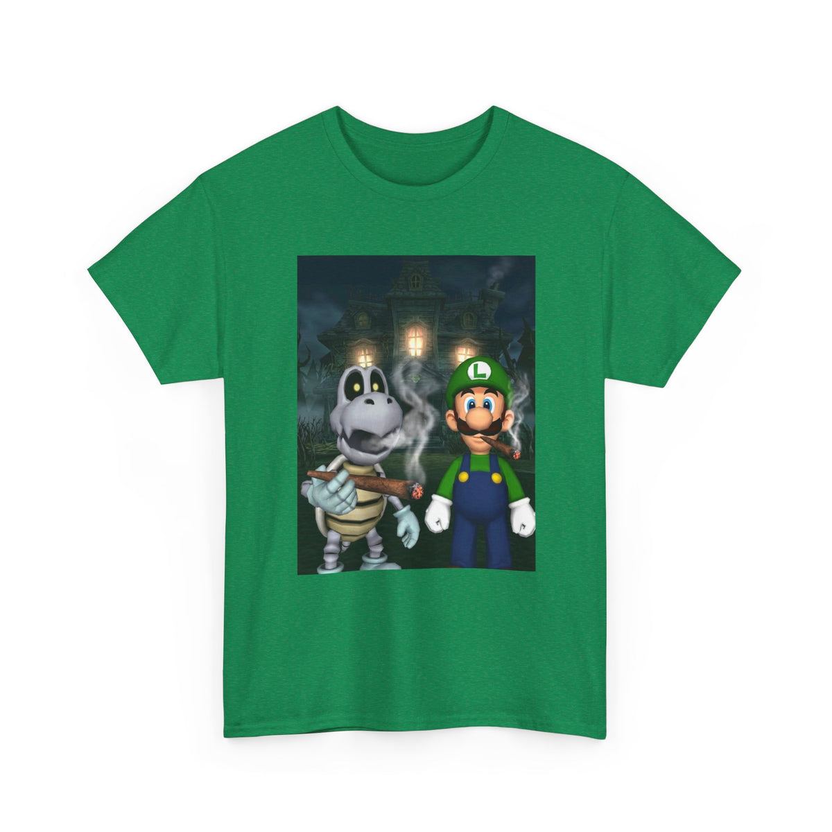 Luigi And Dry Bones Spooky Smoke Session Tee