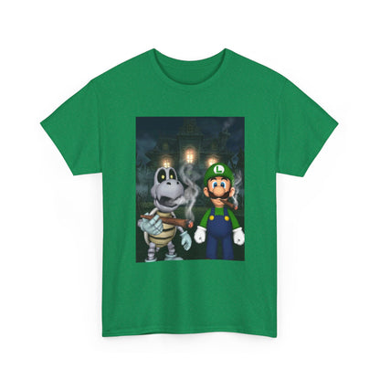 Luigi And Dry Bones Spooky Smoke Session Tee