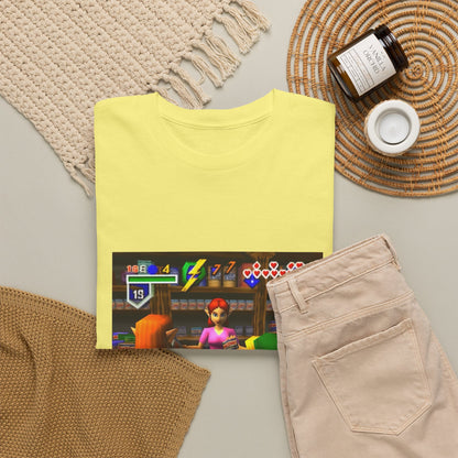 Link Buying Backwoods In Hyrule Shop Tee