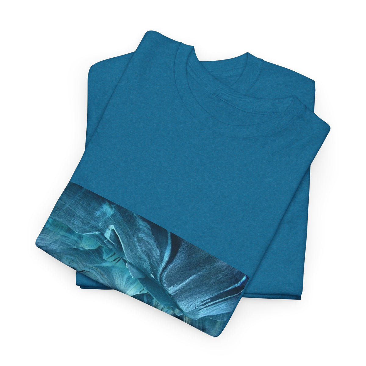 Neon Leaf Echo Graphic Tee