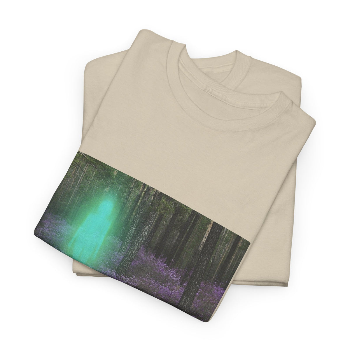 Visitor Exploring Neon Alley Tee