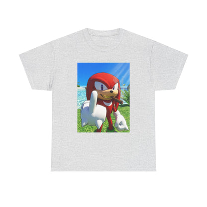 Knuckles Smoking Cigar On Tropical Beach