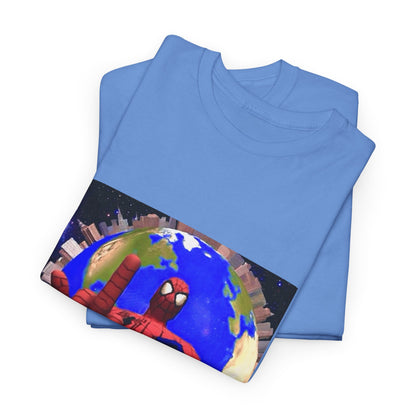 Spider-Man Flipping Off The World Tee