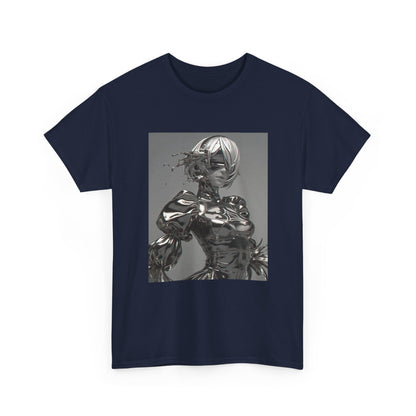 Liquid Chrome Abstract Tee