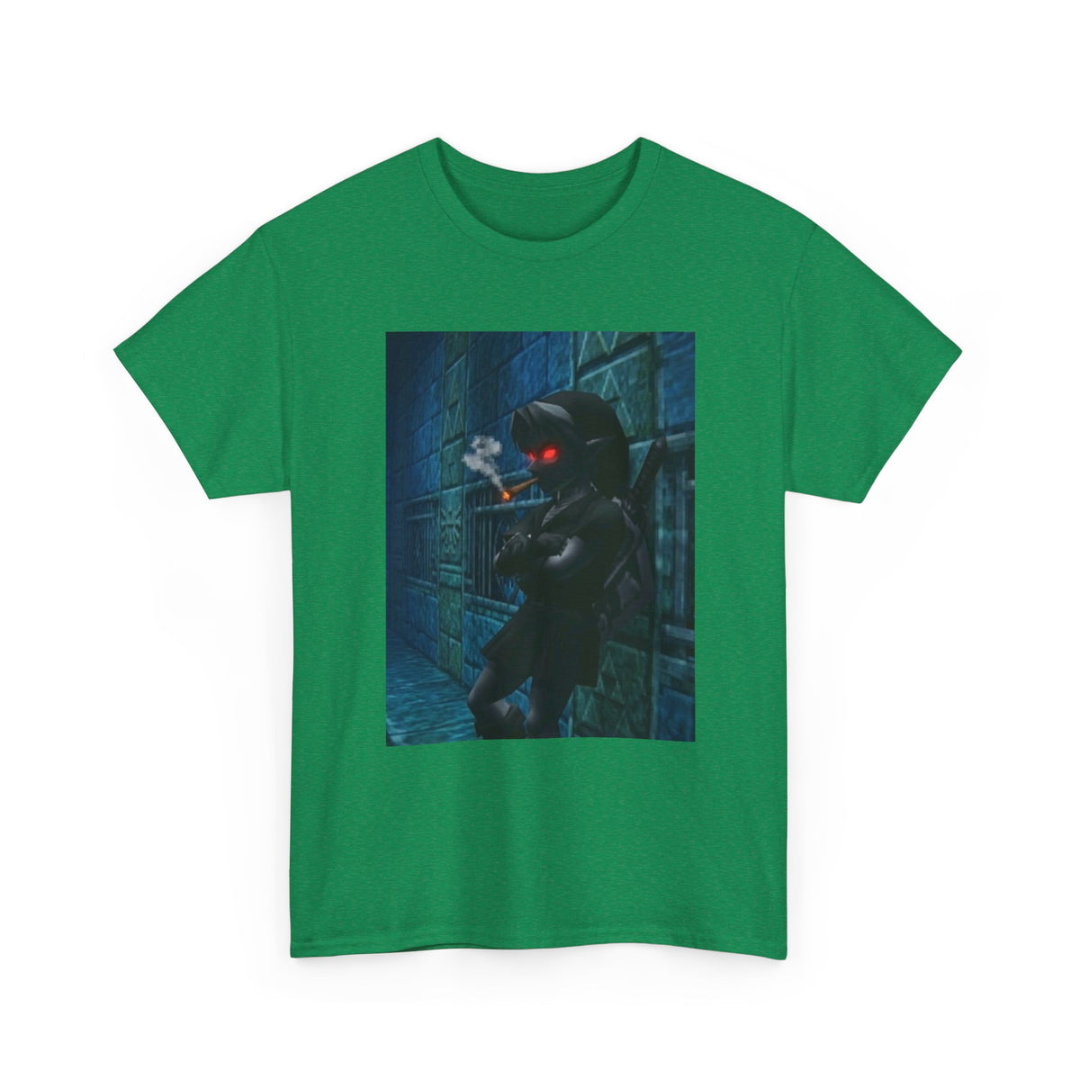 Dark Elf Smoking Blunt In Dungeon Tee