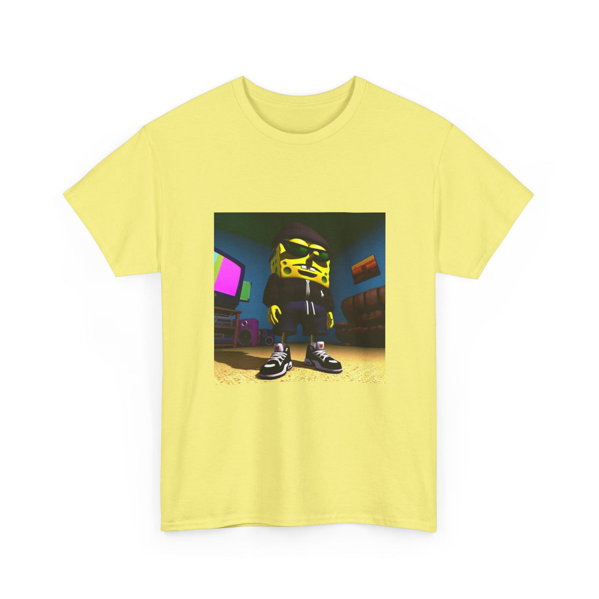 Blinged-Out Sponge Dude Chilling Tee