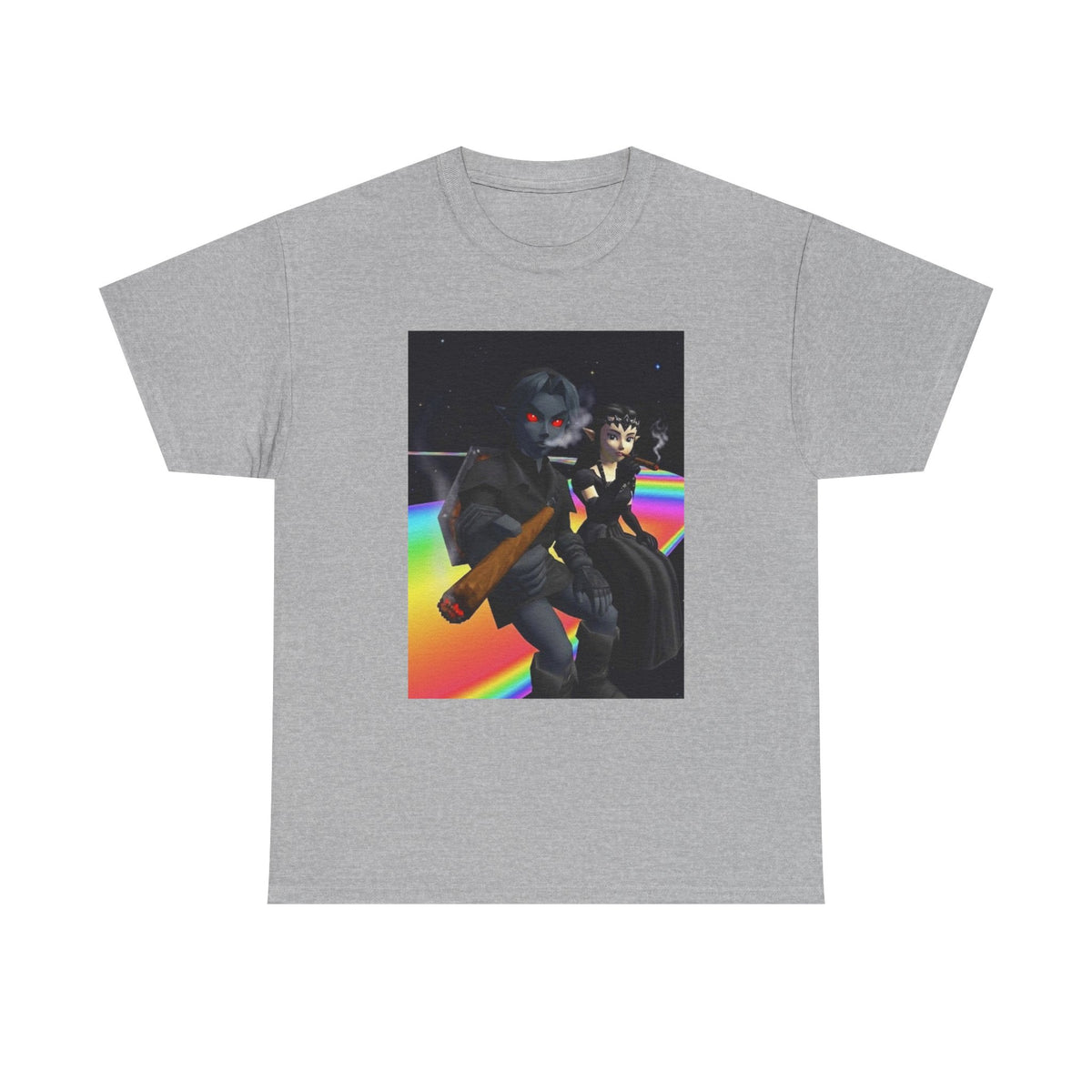 Dark Link And Princess Zelda Blazing Tee